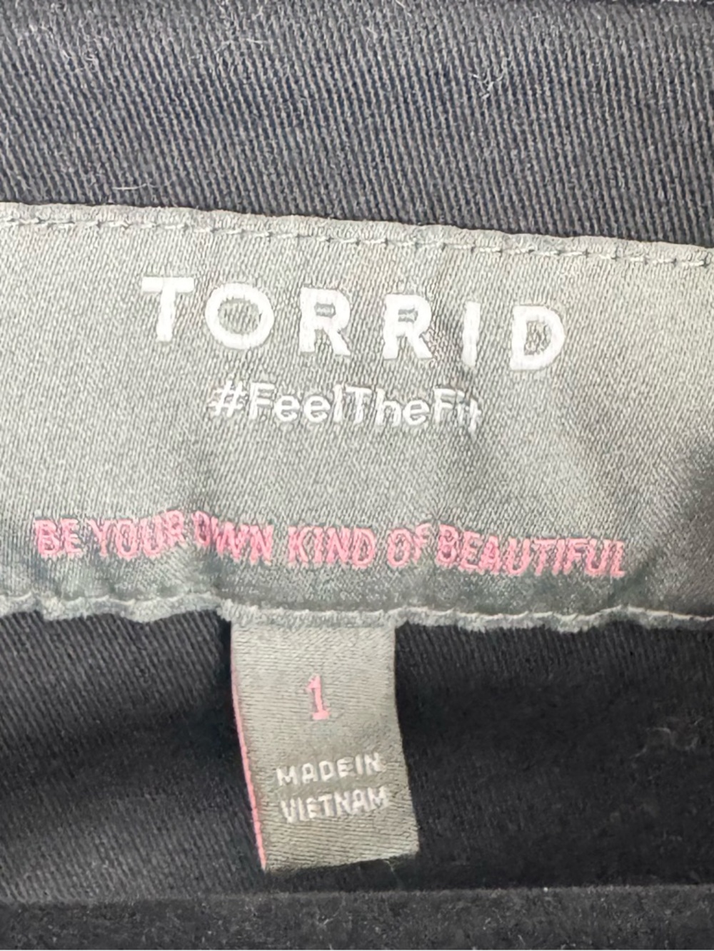 Torrid Black Lace Hem Button Front Peplum Jacket Size 1 NWOT - Picture 4 of 5